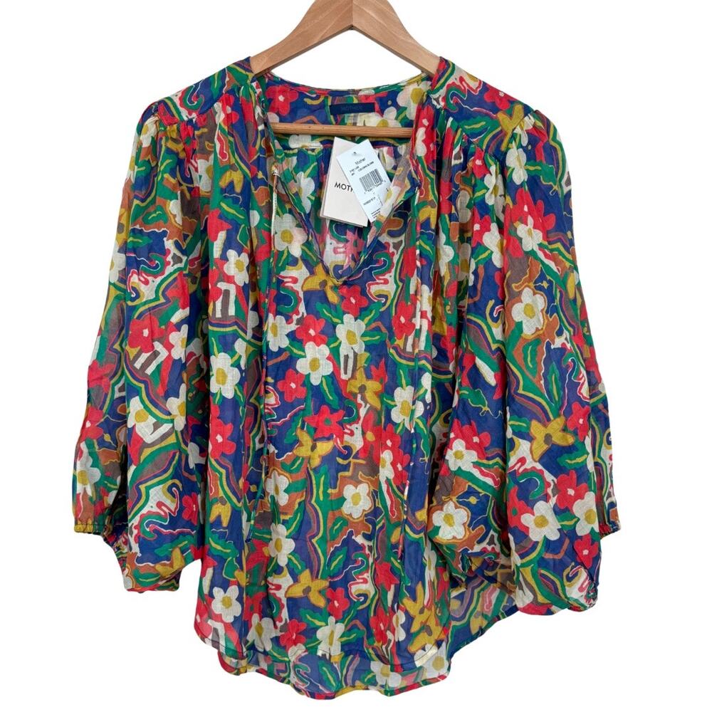 MOTHER Multicolor Floral Blouse - Picture 2 of 5